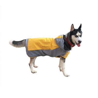 China Wholesale Double-Layer Large Dog Raincoat Raincoat Waterproof Dog Proof Outdoor Cold Viable Quick-Drying Raincoat Jacket for sale