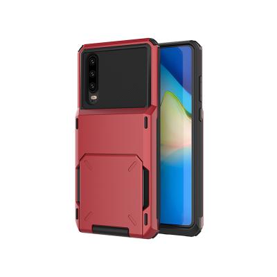 China Corner Four Protect Mobile Phone Case Cover Device Flip Card Four Corners Shockproof Drop Proof For Huawei P30 for sale