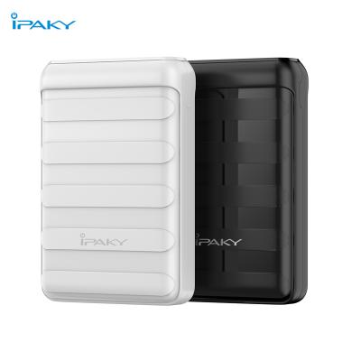 China Ipaky OEM Ipaky Cell Phone Power Bank Dual Usb Universal Mobile Phone Battery Charger Supply Backup Power Bank 10000 mAh for sale