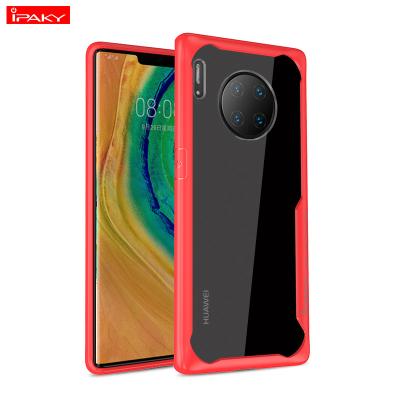 China Fanshion IPAKY Wholesale Soft Tpu Shockproof Design Frame Hard PC Clear Back Cover For Huawei Mate 30 30Pro for sale