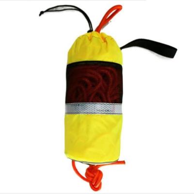 China Easy To Carry Professional Water Rescue Safety Floatable Throw Rope Bag for sale