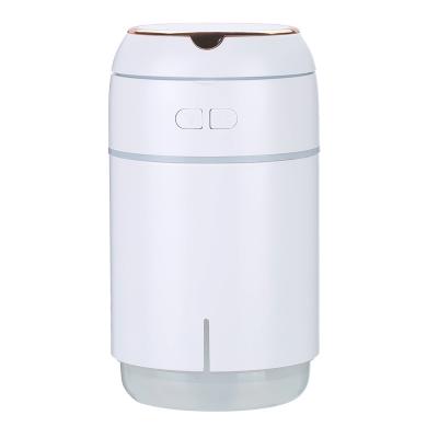 China OEM Car H2o Spray Mist Maker Fogger Dual Light Usb Humidfieir Mini 400ML LED Aroma Essential Oil Diffuser Car Air Humidifier Humidifier for sale