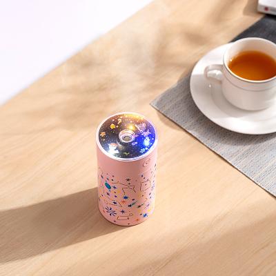 China Hotsale Car H2o Spray Aroma Mist Air Car Essential Oil Diffuser Mini 400ML LED OEM Humidfieir Light Usb Humidifier for sale