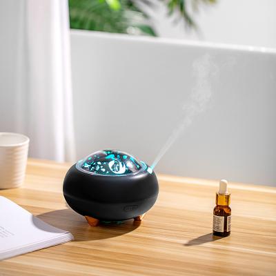 China USB Classic Household Aroma Essential Oil Diffuser Ultrasonic Cool Mist Mini Humidifier Air Purifier with 7 Colors LED Light for sale