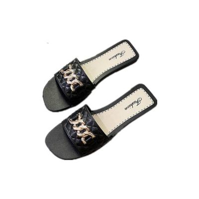 China Cushioning female pointed plaid pattern women high heels sandals shoes 2021 hot sale classic women for fashion women sandals for sale