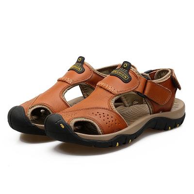 China Anti-slippery Outdoor Closed Toe Summer Beach Sandals For Men's Outdoor Flat Shoes for sale