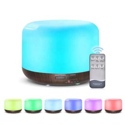 China New Arrival Wood Grain Quick Aroma Diffuser Ultrasonic Humidifier Essential Oils Humidifier ECO Aroma Diffuser With Cheap Price for sale