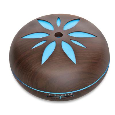 China 550ML Quick Wooden Diffuser Portable Aroma Diffuser Remote Control Electric Ultrasonic Aromatherapy Humidifier Essential Oil Diffuser for sale