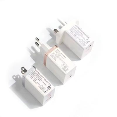 China Mobile Phone Faster Single Ports Usb Wall Fast Charger 5v3a 9v3a 12v2.5a 15v2a Charger Adapter for sale