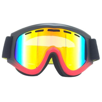 China SKI Field Vision Double-Layer Custom Logo Cylindrical Large Fog Winter Ski Goggles Women Men Blind Wind Sand Snow for sale