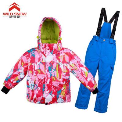 China Anti-UV wild snow anorak hoodie children snow ski jaket breathable insulated jacket for sale