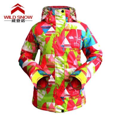 China High Quality Anti-UV Women's Waterproof Ski Jacket Outdoor Sports for sale