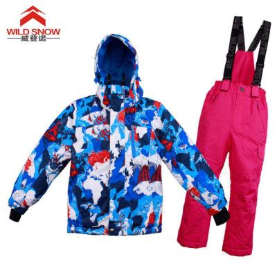 China New Design Children Ski Suit Breathable Children Ski Suit High Quality Kids Ski Overall One Piece Skiing for sale