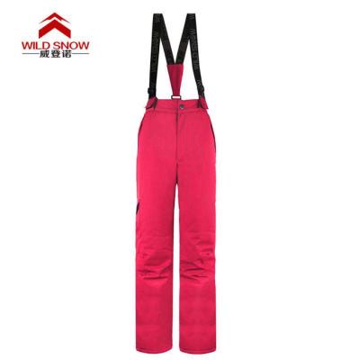 China Fleece Thin Rise Snow Ski Pants Women's Outdoor Waterproof Pants Softshell Windproof Anti-UV for sale