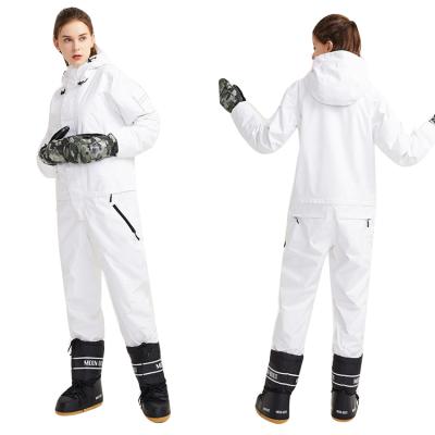 China Anti-UV Manufacturer Ski Suit Panel Skiing Adult Detachable Pants Suit Single And Double for sale