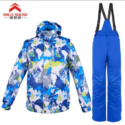 China Men Anti-UV Ski Jacket Pants Waterproof Snowboarding Suit Outdoor Snow Skiing Snowboarding for sale