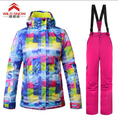 China WILD SNOW Ski Jacket Women Ski Snow Wear Anti-UV China Manufacturers for sale