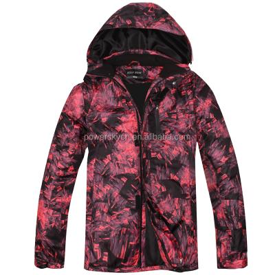 China Big Snow Breathable Crane Outdoor White Snowboard Winter Boarding Jackets Waterproof OEM Kids Ski Jacket for sale