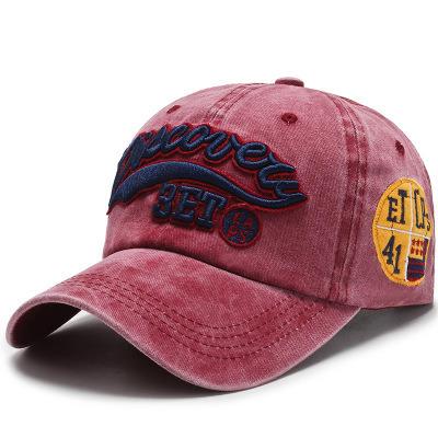 China JOINT Cowboy Baseball Hat Washed Do Old Embroidery Hat Summer Outdoor Sports Hat for sale