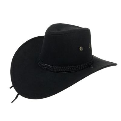 China Funny Picture Fashion Wild Suede Kid Band Western Cowboy Hat for sale