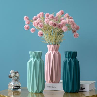 China Living room floor ceramic vase in modern Nordic creative home decoration flower arrangement decoration for sale