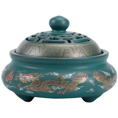 China AROMATIC ceramic enamel incense burner incense bowl support dropshipping goods one piece dropshipping goods for sale