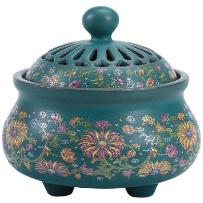 China One piece enamel color incense coil censer tower censer holder dropshipping XL-0055 for sale