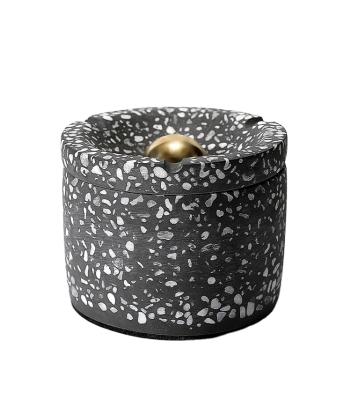 China Nordic original modern creative hotel factory direct sales Europe\North America design home bedroom terrazzo decoration ashtray hotel for sale