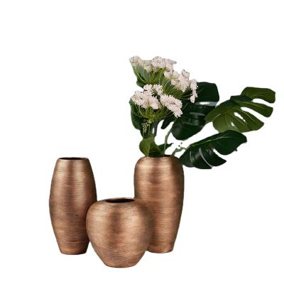 China Modern Nordic ceramic vase handmade creative crafts table decorative ornaments for sale