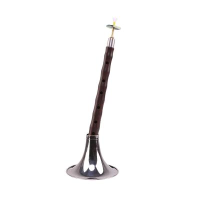 China Full set Yuezhiyang musical instrument suona ebony suona D bowl performance silver professional suona performance level examination for sale