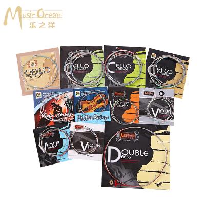 China Silver violin strings manufacturers selling Lezhi Yang brand bass strings/cello/viola/violin strings for sale