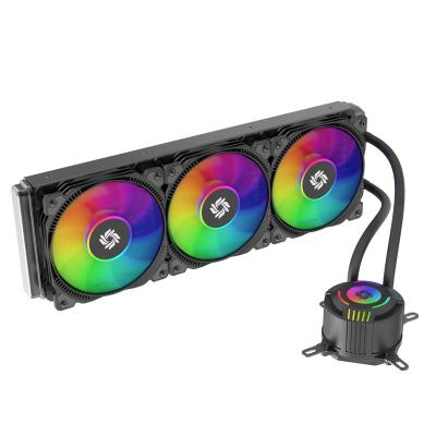 China Hydraulic ARGB Computer Case Cooler Fan Computer CPU Cooler for sale