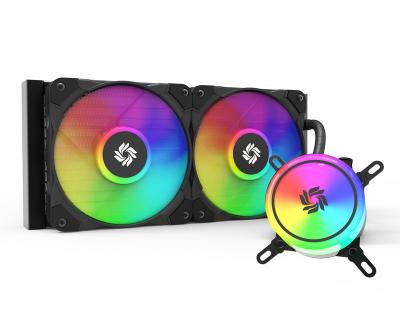 China Computer Case Main Board Sync Optical DC 12V PUMP and 240 Liquid Cooler, Fantasy RGB Fans for sale