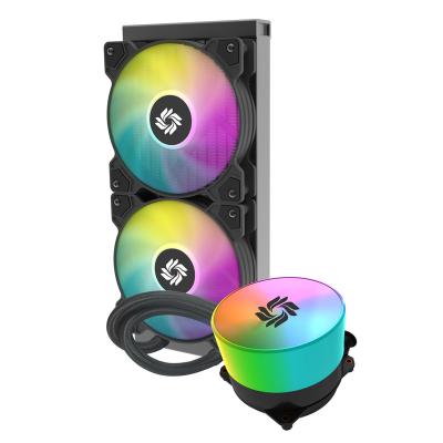 China Computer Case Pure Copper Base, 240mm Liquid CPU Cooling, Fantasy RGB Fans for sale