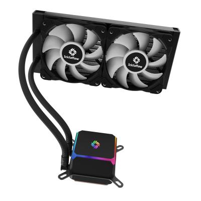 China Computer Case Wholesale Customized 240 CPU Cooler With 120mm Fans For Computer Case Cooling for sale