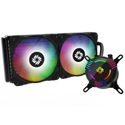 China Computer Case Factory Outlet Imagination 240 Liquid Cooler With 120 RGB Fans For PC Cooler for sale