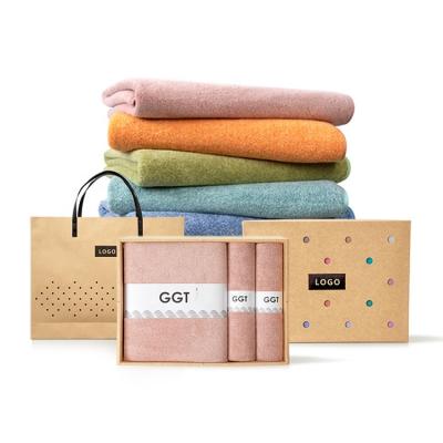 China Child-Proof 700 gsm towels bath towel customizable microfiber bath towel set for sale