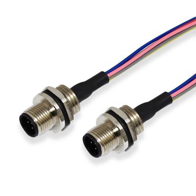 China Automotive Sensor M5 M8 M12 A B D Code Screw Electrical Waterproof Cable Connector for sale