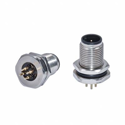 China Automotive Sensor Industrial Automation 3 Pin Male And Female Waterproof Moldable M5 Plug Circular Connector for sale