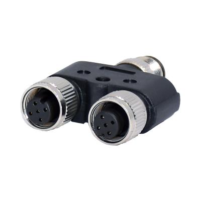 China RoHS Automotive Sensor and REACH Certificated M12 Type Y Adapter for sale