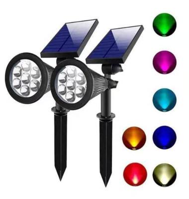 China Garden Light Control RGB Solar Outdoor Garden Decoration Lights 12v Waterproof LED Lawn Lighting for sale