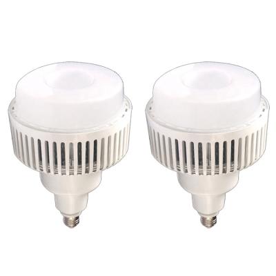 China Warehouse Plastic Aluminium Material Big Power 50W 80W 100W 150W E27 E40 Holder LED Bulb Lighting for sale