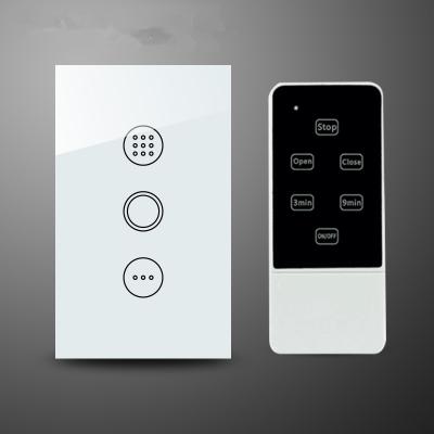 China US EU Smart Wifi Wall Touch Switch Glass Panel light Switch Interruptor inteligente smart switch HY-MG-CFT01RE02RE for sale