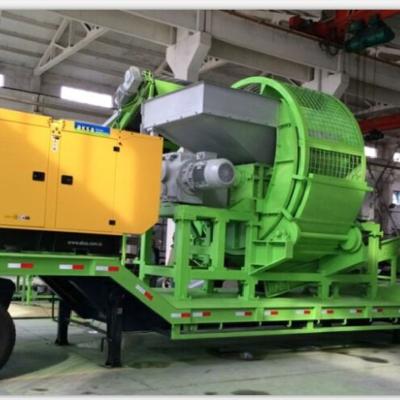 China The other mobile shredder for crushing garbage tires for sale