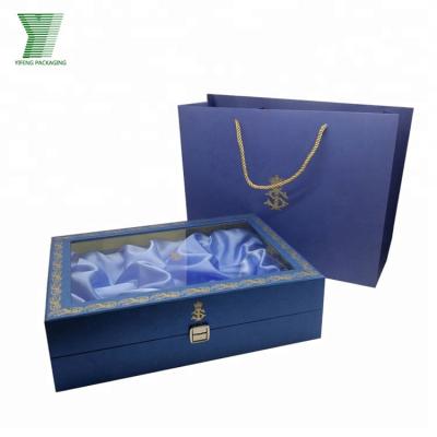 China Reused Materials Logo Crystal Mag Cup Cardboard Packaging Box Custom Luxury and bag for sale