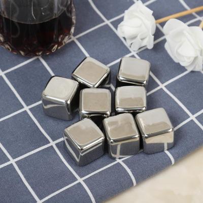 China Modern Factory Directly Sell Cooling Rocks Glacier Cold Stone Ice Cube Natural Whiskey Wine Stones Gift Kitchen OEM Customized for sale