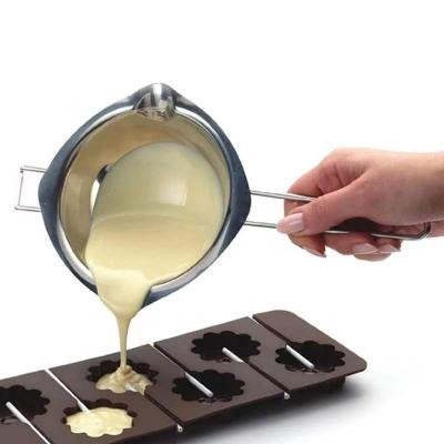 China Sustainable Top Selling Stainless Steel Chocolate Chocolate Butter Heating Melting Bowl for sale