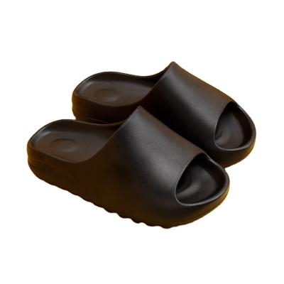 China Unisex Fashion Trend Custom Sunmmer Sandals Yeezy Slides Women Men Outdoor Eva Yeezy Slides Indoor Black for sale