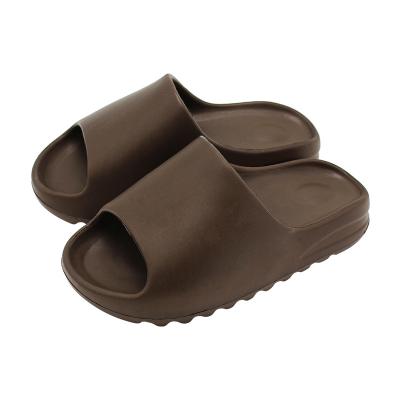 China Wholesale Unisex Fashion Trend Chocolate Yeezy Color Slides Yeezy Slides Different Color Women Slippers Real for sale