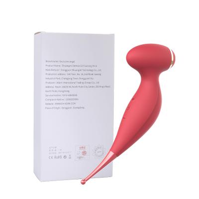 China Success rate top high quality strong vibration silicone vibrator strong sucking toy for sale